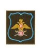 Нашивка (шеврон вышитый) на рукав Военпреды (олив. тк. голубой кант)