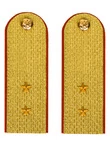 Погоны МЧС Прапорщик Картон цвет золотой