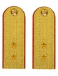 Погоны МЧС Прапорщик Картон цвет золотой