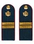 Погоны ФСИН звание Младший Сержант картон цвет темно-синий 14х5 см