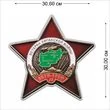 Фигурная наклейка "Орден Ветеран Афганской войны" (30x30,6 см) №453