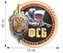 Наклейка "ФСБ России" (14x15 см) №364