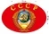 Наклейка СССР на машину (10x15 см) №579