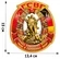 Автомобильная наклейка ГСВГ (15x13,4 см) №458