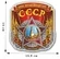 Патриотическая наклейка на 9 мая "Слава народу победителю!" (15x13,9 см)№352