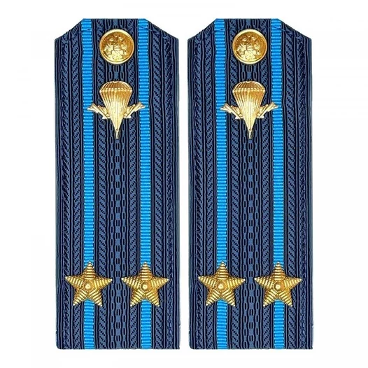 Погоны МО ВДВ синие ПОДПОЛКОВНИК в сборе Пластиковые