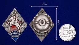 Знак "Ворошиловский всадник" ОСОАВИАХИМ СССР Ромб