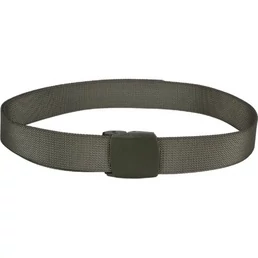 Мужской брючный ремень YKK belt с пластиковой пряжкой цвет олива olive