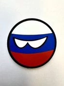 Шеврон Триколор в очках круглый 5 см