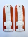 Погоны МЧС белые на рубашку Старшина ПЛАСТИК