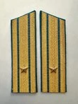 Погоны ВДВ, ВКС, ВВС парадные золотые с фурнитурой Скос на Китель звание Майор