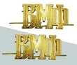 Буквы ВМФ на погоны цвет золотой 2 шт.