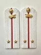 Погоны МО Танковые войска белые звание Лейтенант Картон