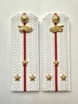 Погоны МО Танковые войска белые звание Старший Лейтенант Картон