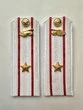 Погоны МО Танковые войска белые звание Майор Картон