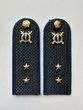 Погоны Юстиции в сборе на куртку картон звание Прапорщик 14х5,5 см