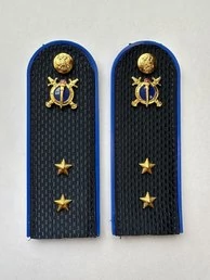 Погоны Юстиции в сборе ПЛАСТИК 14х5 см звание Прапорщик