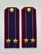 Погоны Следственный комитет темно-синие КАРТОН Звание Подполковник 14х5см