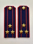 Погоны Следственный комитет темно-синие КАРТОН Звание Полковник 14х5см