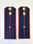 Погоны Следственный комитет на куртку КАРТОН Звание Младший Лейтенант 14х5см