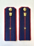 Погоны Следственный комитет на куртку КАРТОН Звание Младший Лейтенант 14х5см
