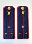 Погоны Следственный комитет на куртку КАРТОН Звание Старший Лейтенант 14х5см