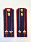 Погоны Следственный комитет на куртку КАРТОН Звание Подполковник 14х5см