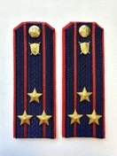 Погоны Следственный комитет на куртку КАРТОН Звание Полковник 14х5см