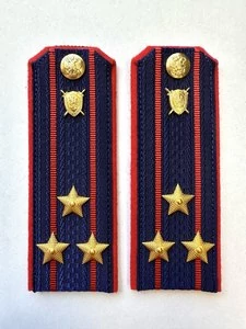 Погоны Следственный комитет на куртку КАРТОН Звание Полковник 14х5см