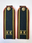 Погоны Кадетский корпус КК МЧС 13,5 см пластик в сборе с фурнитурой
