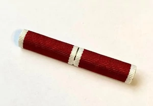 Орденская планка к ордену Мужества двойная на булавке