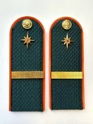 Погоны МЧС 14х5см ПЛАСТИК с фурнитурой звание Ефрейтор