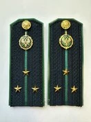 Погоны Пограничной службы ПС ФСБ в сборе на куртку Старший Лейтенант ПЛАСТИК