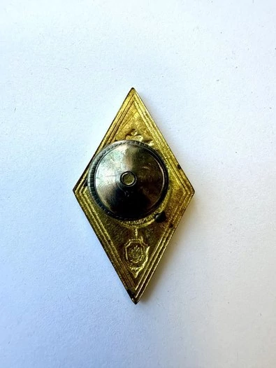 Знак Пограничная служба ромб зеленый