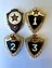 Набор советских солдатских знаков с хранения 4шт