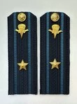 Погоны ВДВ с фурнитурой синие Майор КАРТОН