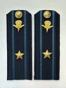 Погоны ВДВ с фурнитурой синие Майор КАРТОН