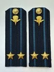 Погоны ВДВ с фурнитурой синие Подполковник КАРТОН