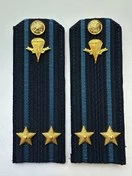 Погоны ВДВ с фурнитурой синие Подполковник КАРТОН