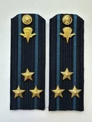 Погоны ВДВ с фурнитурой синие Полковник КАРТОН