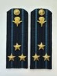 Погоны ВДВ с фурнитурой синие Полковник КАРТОН