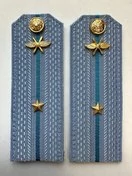 Погоны ВКС ВВС с фурнитурой голубые Младший Лейтенант КАРТОН