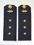 Погоны ВКС ВВС с фурнитурой темно-синие Старший Прапорщик КАРТОН