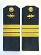 Погоны ВКС ВВС с фурнитурой темно-синие Сержант ПЛАСТИК