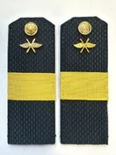 Погоны ВКС ВВС с фурнитурой темно-синие Старший Сержант ПЛАСТИК