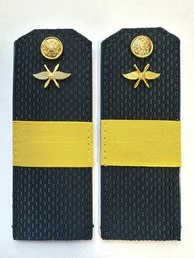 Погоны ВКС ВВС с фурнитурой темно-синие Старший Сержант ПЛАСТИК
