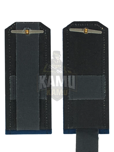 Погоны кадетские КК, сукно (13 см) с фурнитурой цвет голубой