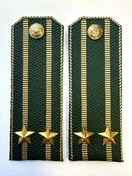 Погоны Таможенной службы на китель темно-зеленые картон звание Подполковник