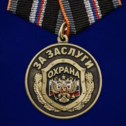 Медаль "За заслуги" Охрана №2578