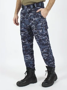 Брюки камуфляжные "Росгвардия" цвет синяя точка ткань Рип-стоп